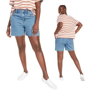 Old Navy High-Waisted Slouchy Straight Cut-Off Jean Shorts -- 5-inch inseam